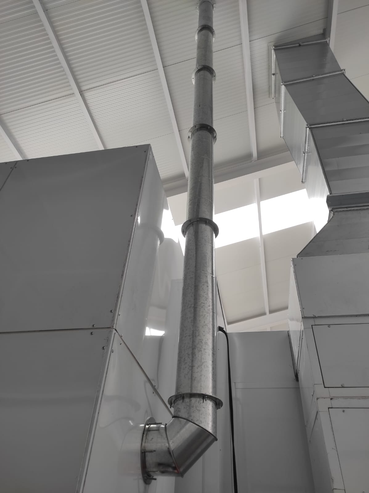 Salidas de ventilación para cabinas de pintura